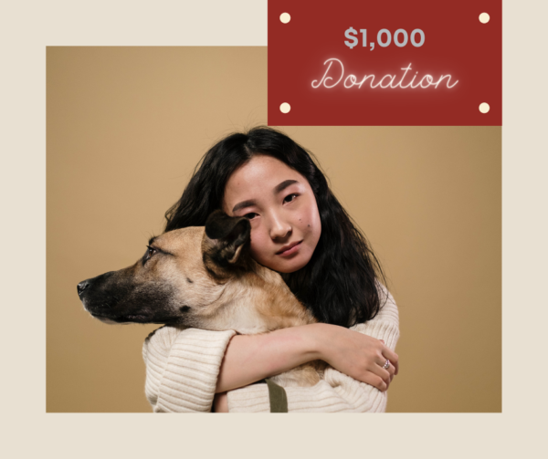 $1,000 donation